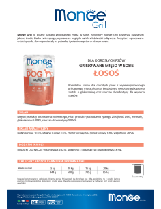 MONGE GRILL-MEAT PIECES WITH SALMON 100g 2