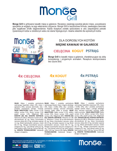 MONGE GRILL Multi Box Cat...