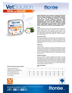 MONGE VETSOLUTION CAT- RENAL AND OXALATE 100g 2