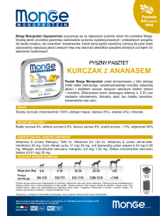 MONGE DOG FRUIT M HÄHNCHEN MIT ANANAS 150g 2