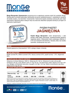 OUTLET MONGE DOG SOLO LAMB 150g 2