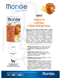 Monge Supreme saszetka Adult Tuńczyk z dynią i mini... 2