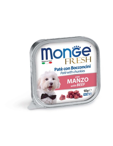 OUTLET MONGE FRESH PATE WITH BEEF 100g