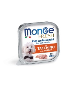 OUTLET MONGE FRESH PATE WITH TURKEY 100g