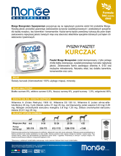 OUTLET MONGE DOG SOLO KURCZAK 150g 2