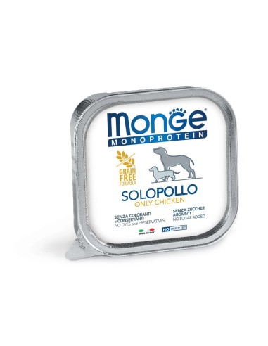 OUTLET MONGE DOG SOLO HUHN 150g