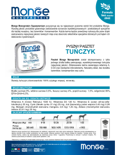 OUTLET MONGE DOG SOLO TUŃCZYK 150g 2