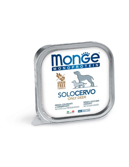 OUTLET MONGE DOG SOLO DEER 150g