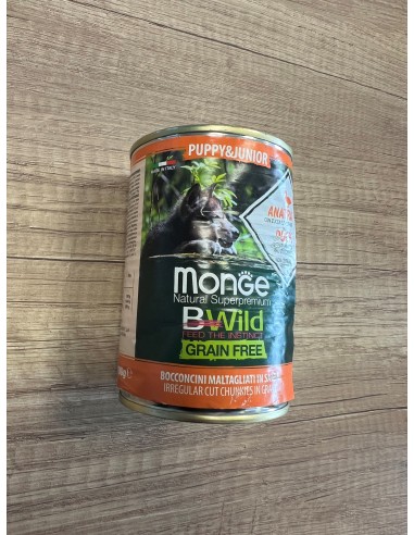 OUTLET BWILD GRAIN FREE PUPPY KACZKA 400g