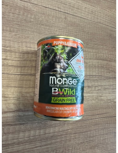 OUTLET BWILD GRAIN FREE PUPPY KACZKA 400g