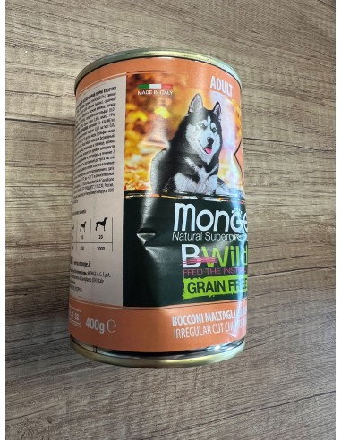 OUTLET MONGE BWILD GRAIN FREE SALMON 400g