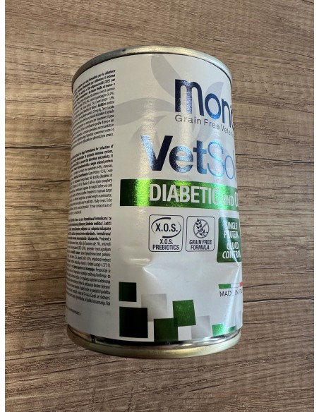 OUTLET VETSOLUTION DOG- DIABETIC AND OBESITY 400g