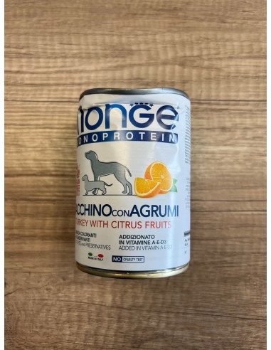 OUTLET MONGE DOG FRUIT M INDYK Z POMARAŃCZĄ 400g