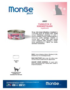 OUTLET MONGE JELLY TUNA MIT PRAWNS IN EINER GALERIE 80G 2