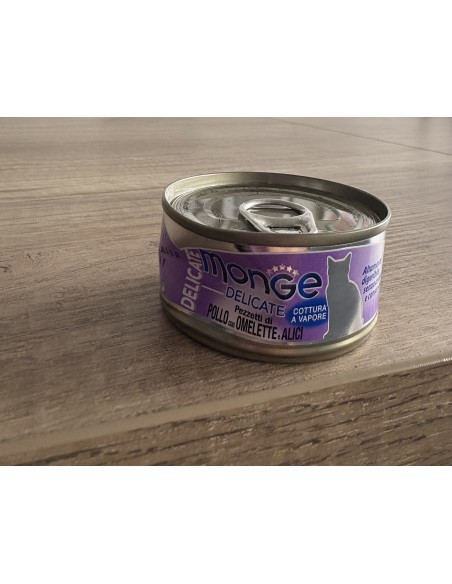 OUTLET DELICATE KURCZAK Z OMLETEM I SZPROTKAMI 80G