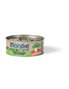 MONGE NATURAL TUŃCZYK ŻÓŁTOPŁETWY Z SURIMI w galarecie 80G