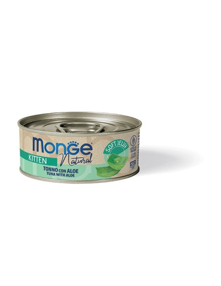 MONGE NATURAL THUNFISCH MIT ALOE VERA in Gelee FÜR KÄTZCHEN 80G