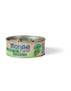 MONGE NATURAL HUHN MIT SPARGEL in Sauce 80G