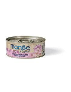 MONGE NATURAL CHICKEN WITH HAM in Sauce 80G