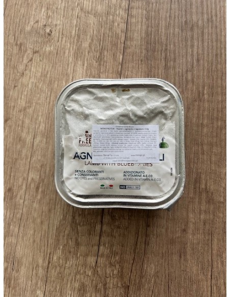 OUTLET MONGE DOG FRUIT M JAGNIĘCINA Z BORÓWKĄ 150g