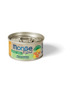 MONGE DOG NATÜRLICHES HÄHNCHEN MIT GEMÜSE 95g
