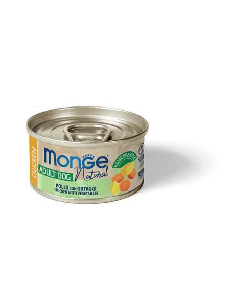 MONGE DOG NATURAL CHICKEN WITH VEGETABLES 95g