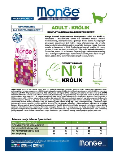 OUTLET CAT ADULT KANINCHEN 10KG