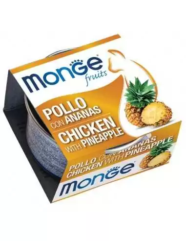 MONGE FRUIT KURCZAK Z ANANASEM 80G