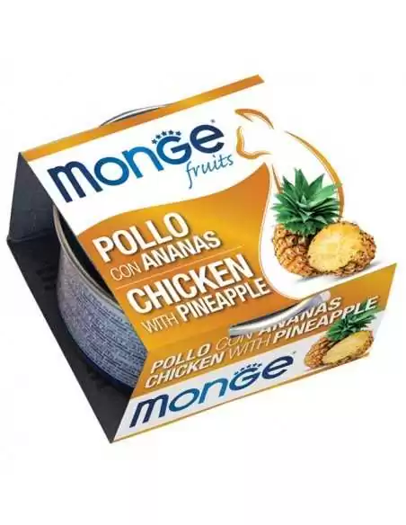 MONGE FRUIT HÜHNCHEN MIT ANANAS 80G