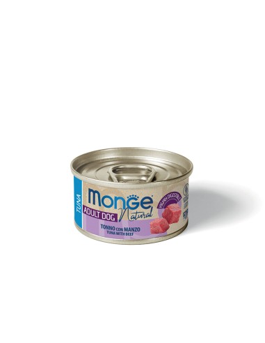 OUTLET MONGE DOG NATÜRLICHES THUNFISCH MIT RIND...