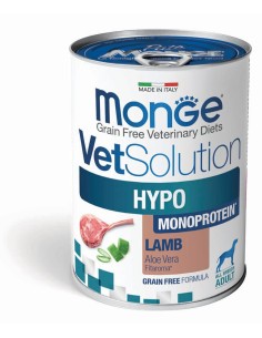 MONGE VETSOLUTION DOG- HYPO MONOPROTEIN LAMB 400g