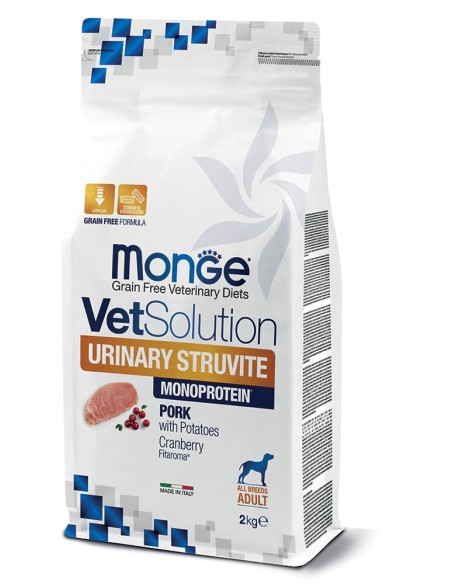 12KG MONGE VETSOLUTION URINARY STRUVITE (KAMIENIE STRUWITOWE) DLA PSA