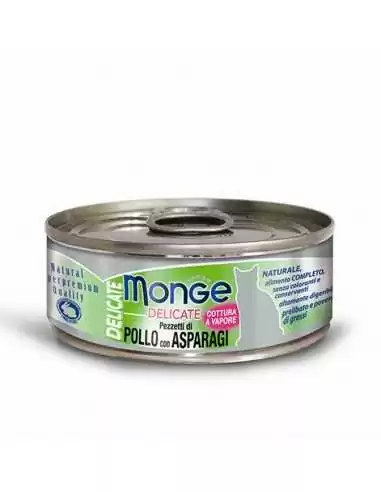 MONGE DELICATE KURCZAK ZE SZPARAGAMI 80G