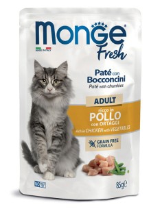 MONGE FRESH WITH CHICKEN AND VEGETABLES 85g adult