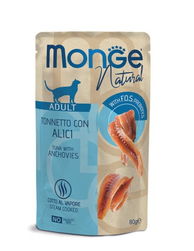 MONGE NATURAL TUNA WITH ANCHOIS IN GALLERY 80G