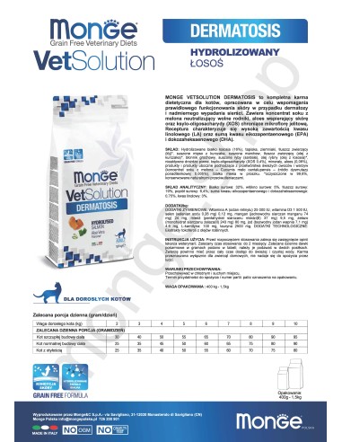 VETSOLUTION CAT-DERMATOSIS 1,5 kg