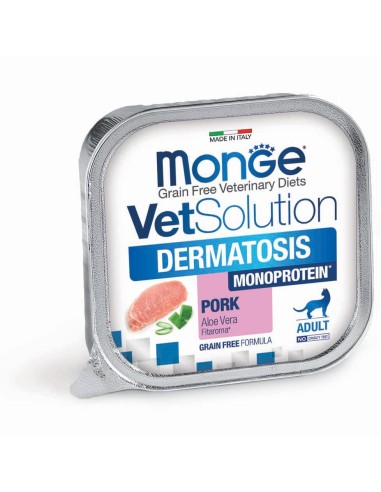 MONGE VETSOLUTION CAT- DERMATOSIS 100G
