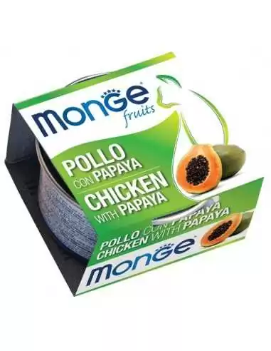 MONGE FRUIT KURCZAK Z PAPAJĄ 80G