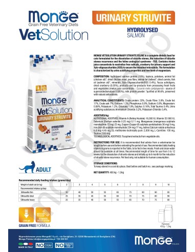 VETSOLUTION CAT-URINARY STRUVITE 1,5 kg