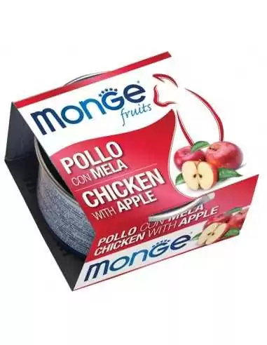 MONGE FRUCHT HUHN MIT APFEL 80G