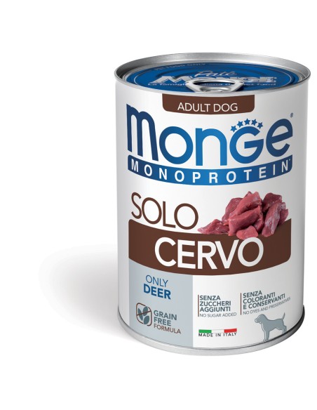 MONGE DOG SOLO JELEŃ 400g