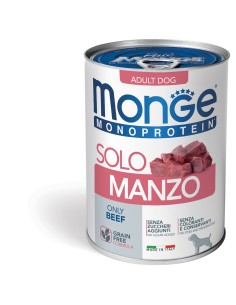 MONGE DOG SOLO WOŁOWINA 400g