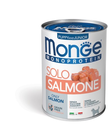 MONGE DOG SOLO LACHS für welpen 400g