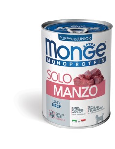 MONGE DOG SOLO RIND für welpen 400g