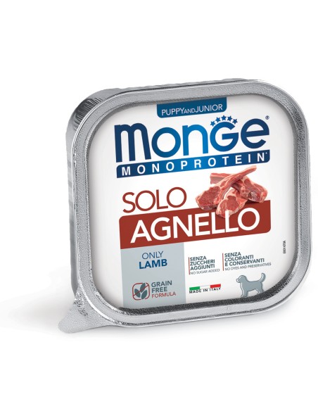 MONGE DOG SOLO LAMM für welpen 150g