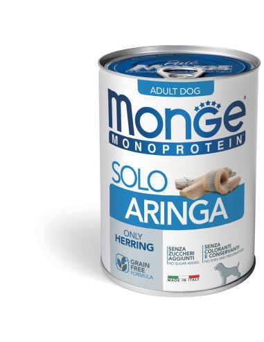 MONGE DOG SOLO HERRING 400g