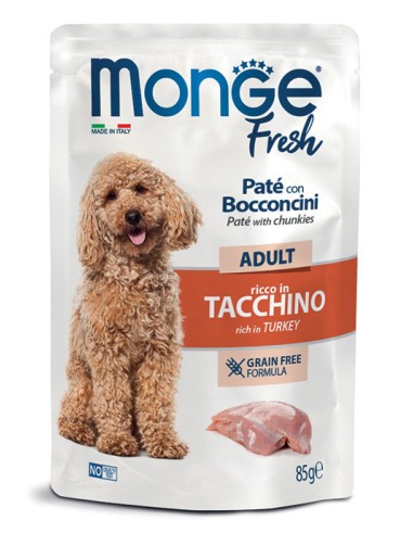 MONGE FRESH PASTETE MIT TRUTHAHN 85g FÜR...