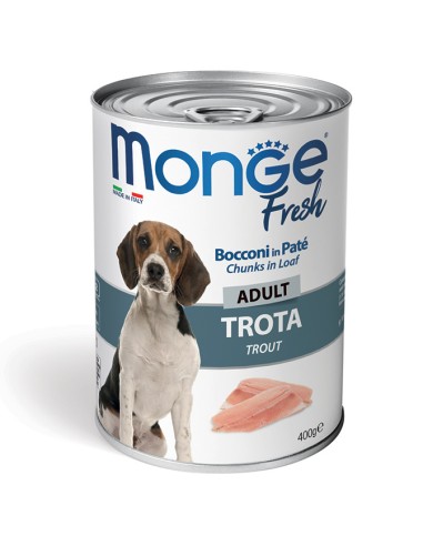 MONGE FRESH ADULT TROUT 400g