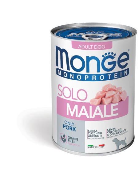 OUTLET MONGE DOG SOLO PORK 400g