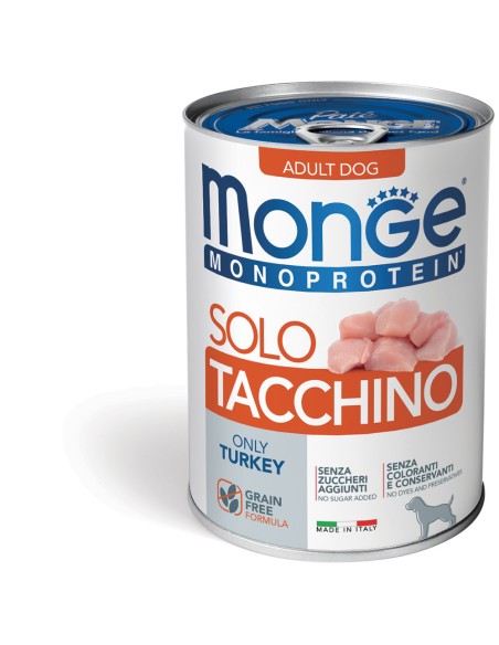 OUTLET MONGE DOG SOLO TURKEY 400g